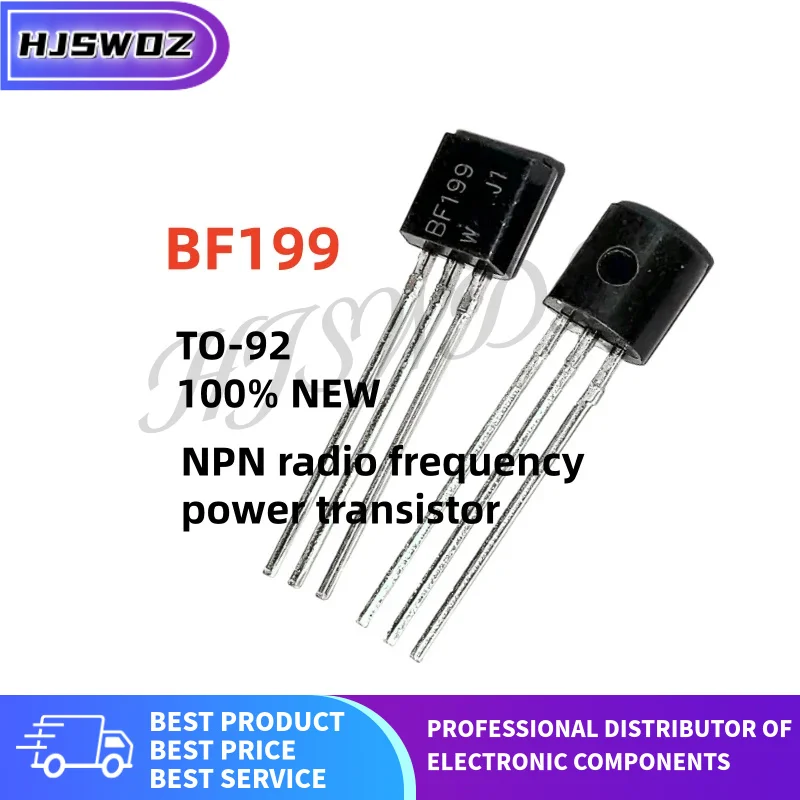 50/100PCS Brand New BF199 F199 199 TO-92 NPN radio frequency power transistor Best quality