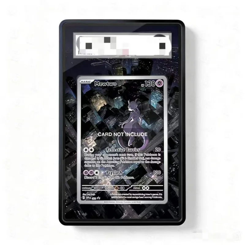 

Art Display for Scarlet Violett Mewtwo Cards PTCG Anime Game Collection Expand Gift Self Made Acrylic Protective Case DIY