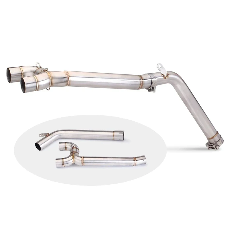Motorcycle Exhaust Intermediate Pipe Replacement for Yamaha FZ6 S2 Fazer 600 2004-2009 - view 2
