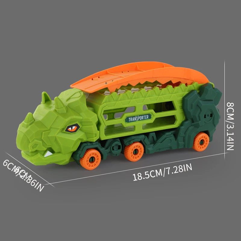 Triangle Dragon Meerlaagse baanopslagwagen - Kan meerdere auto's bevatten, kan speelgoedauto's uitwerpen - puzzelwetenschap