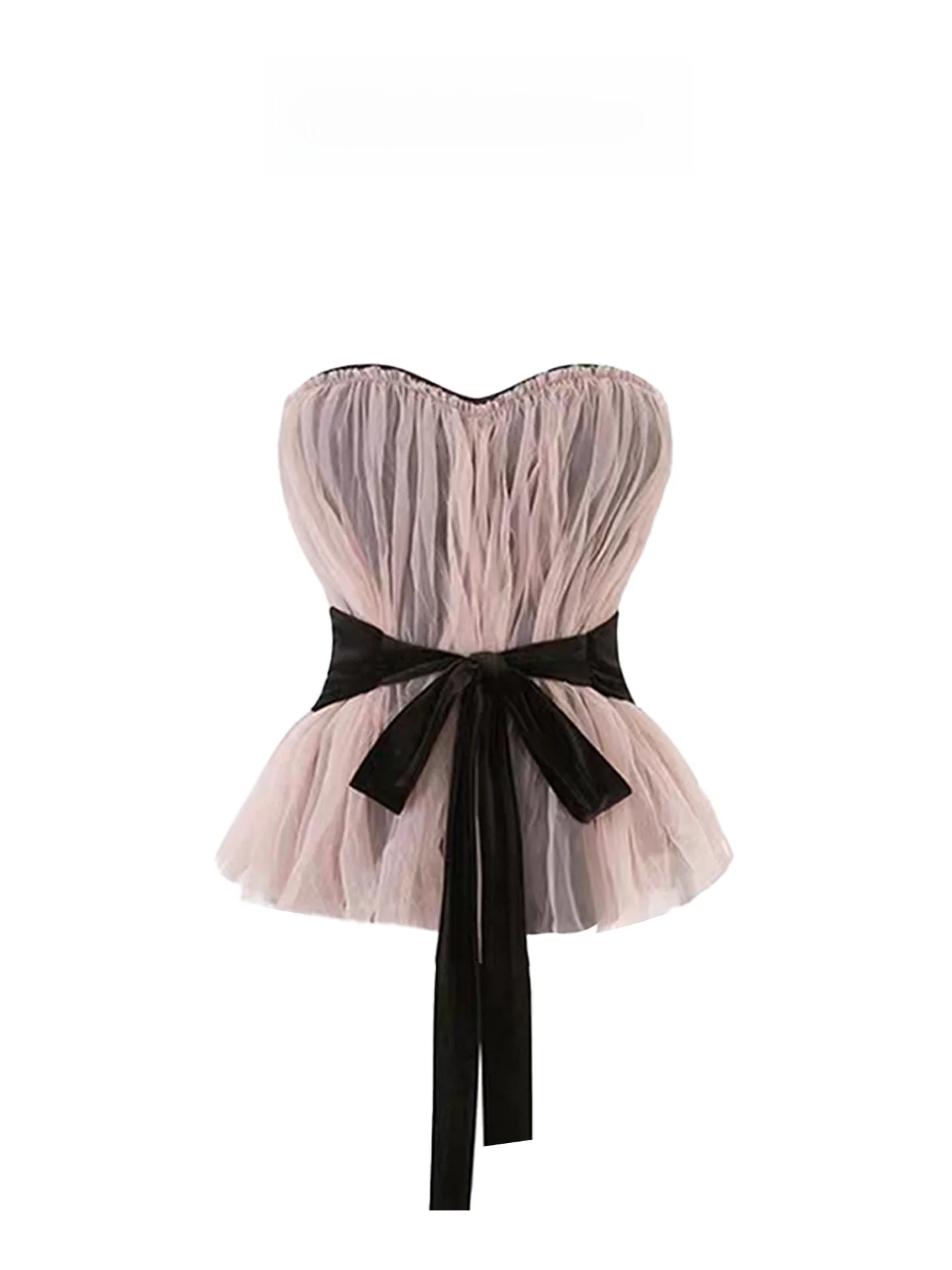 

HEZA топ без рукавов для подружки невесты с уплотнением на талии, женский летний дизайн, утягивающая текстура, сложенная футболка с высокой талией, ort Sve