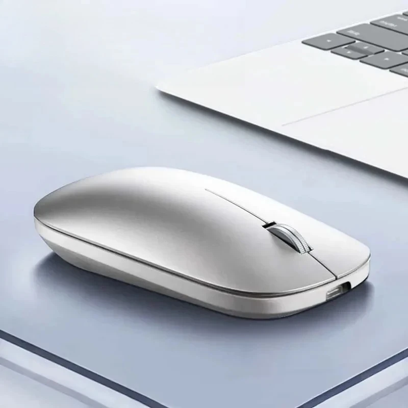 Bluetooth Wireless Mouse Dual Mode DPI Adjustable 2.4G Type-C Rechargeable Silent Ergonomic Morandi Portable Office Mouse New
