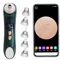 AOKO Blackhead Remover Pore Vacuum  Camera Pore Cleaner Acne Remover Electric Heating Nose Face Deep Cleansing WIFI Microscope