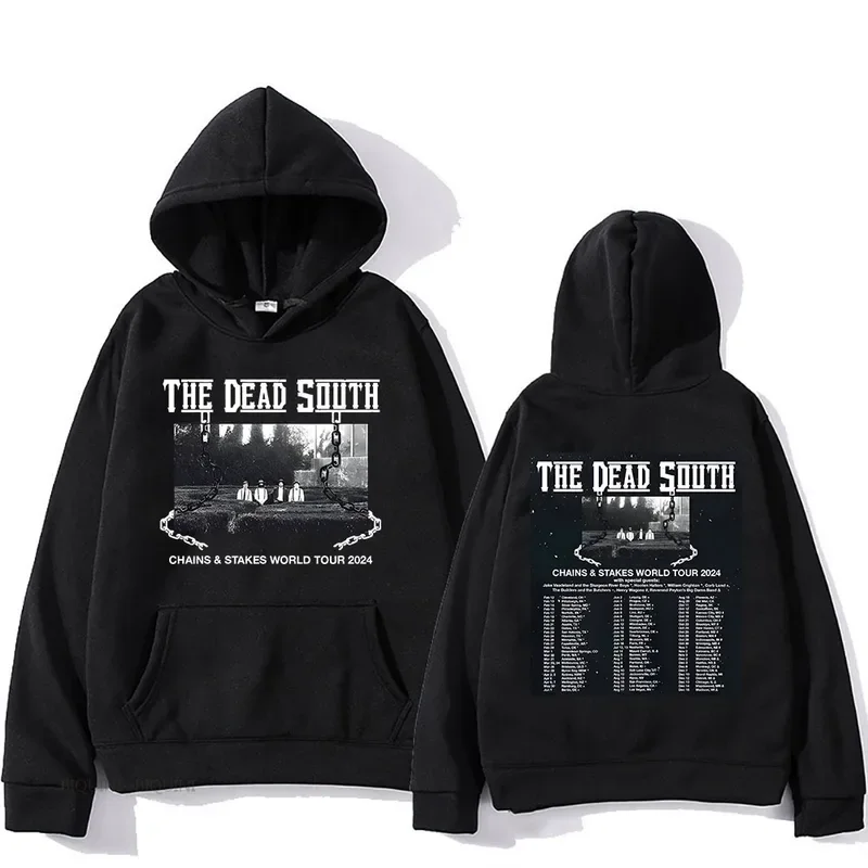 The Dead South Band Print Hoodies Long Sleeve Men Women Streetwear Hip Hop Graphic Printing Sweatshirts with Hooded Male Hoody