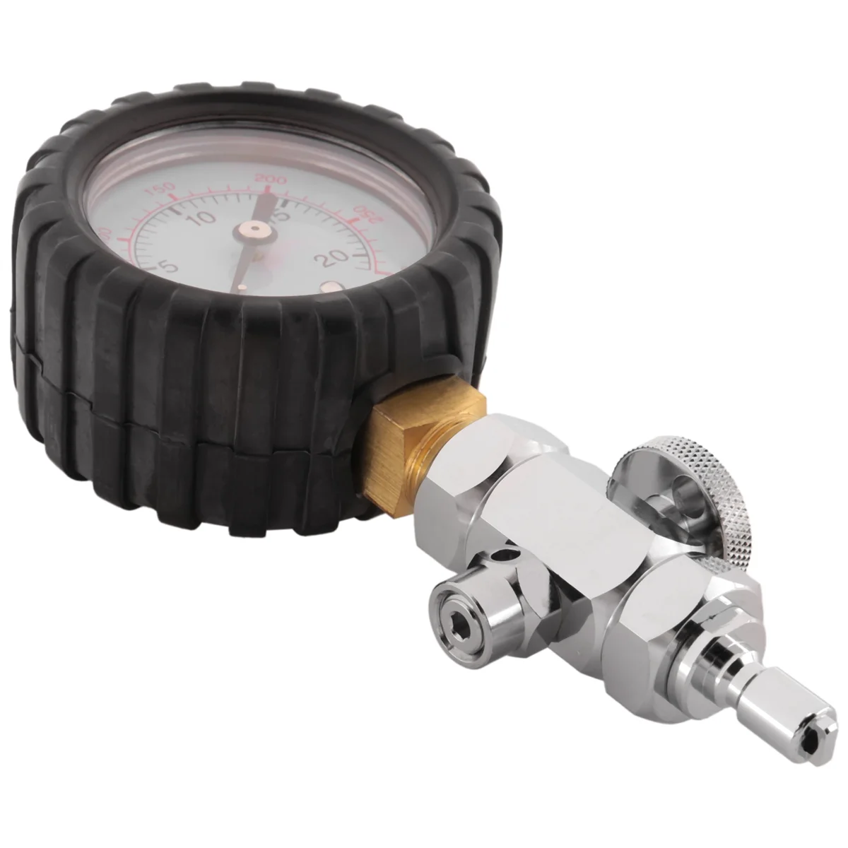 Manómetro de buceo A56XQ para reguladores BCD, analizador de damas, mesa de prueba ajustable con salida de Gas de 300PSI
