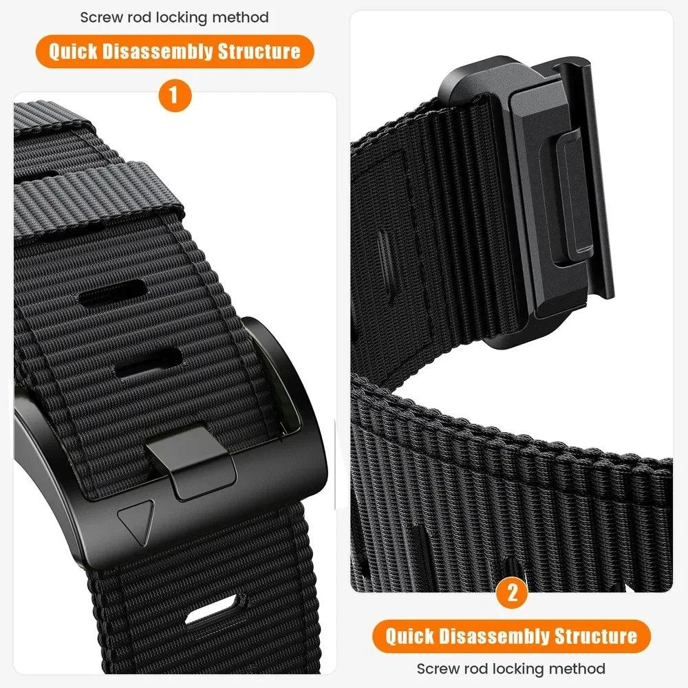 Ремешок QuickFit 22 мм 26 мм для Garmin Instinct 3 50 мм 45 мм Ремешок для Garmin Instinct 2 Solar 2X E Браслет Нейлоновый плетеный ремешок для часов