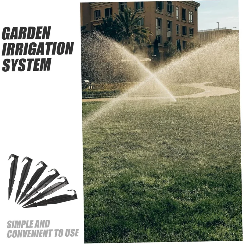 anti-loosening barbed irrigation ground plug, drip pipe support rod, agricultural greenhouse lawn water hose holder