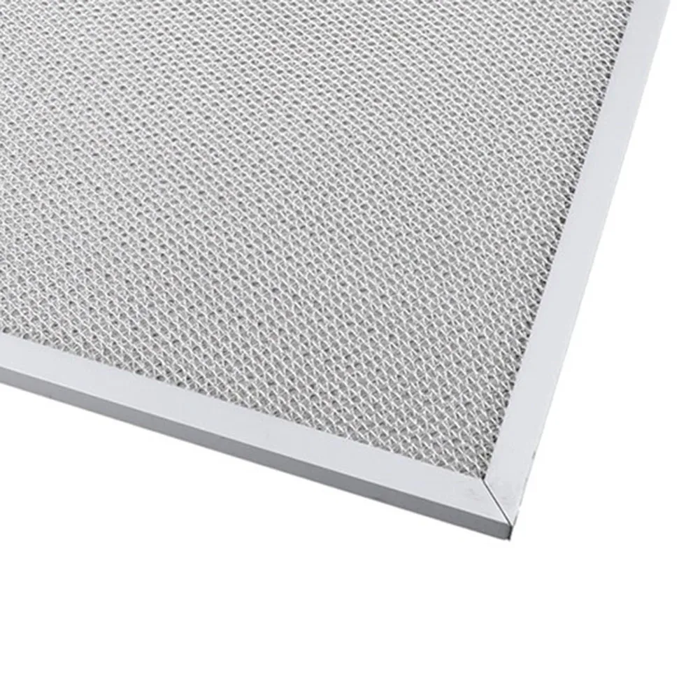 2 Pack Aluminum Range Hood Filters Featuring 5-Layer Construction to Support Airflow and Capture Cooking Grease Efficiently