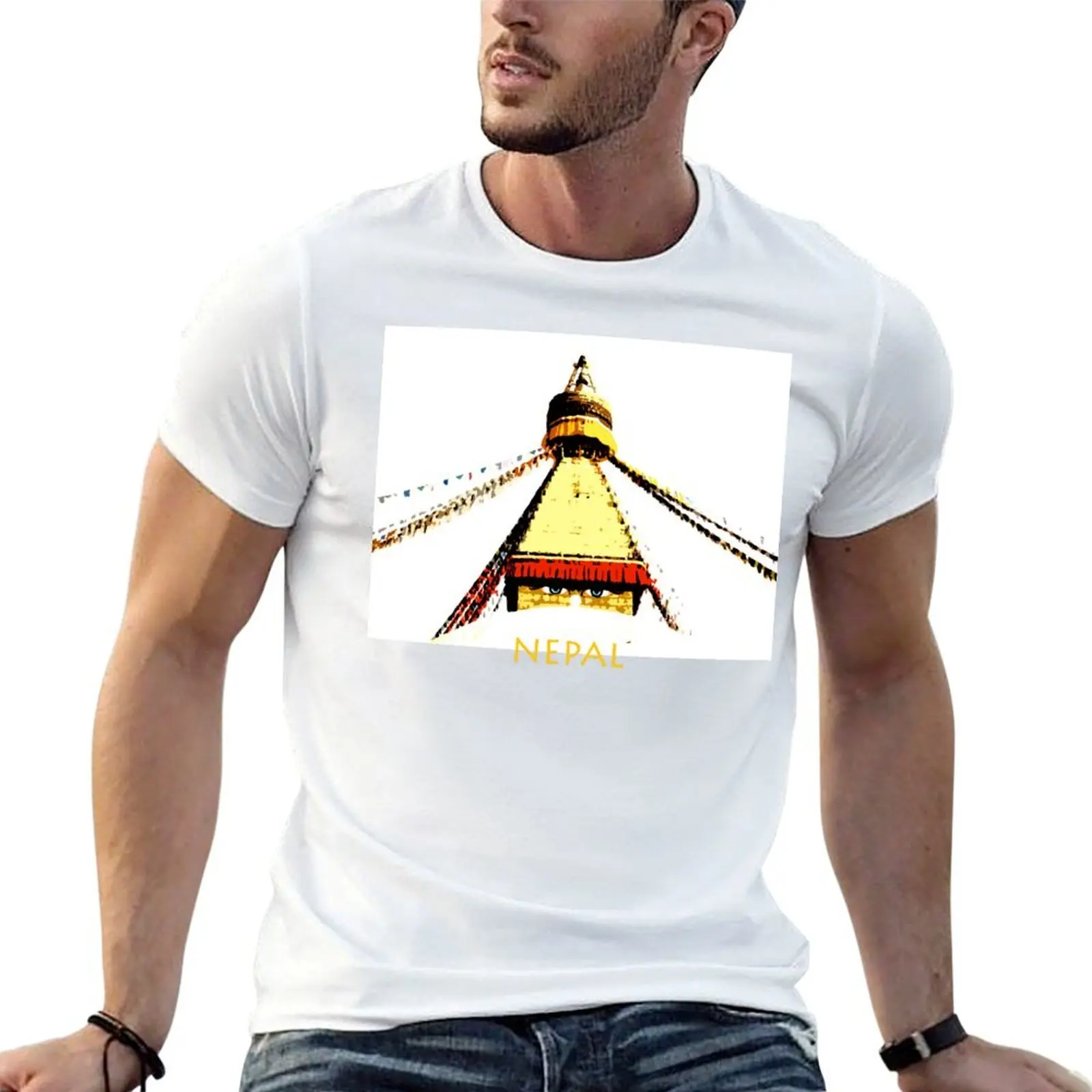 Nepal T-Shirt t shirts for man cotton soft man t shirts graphic graphic t shirts for man T-shirt
