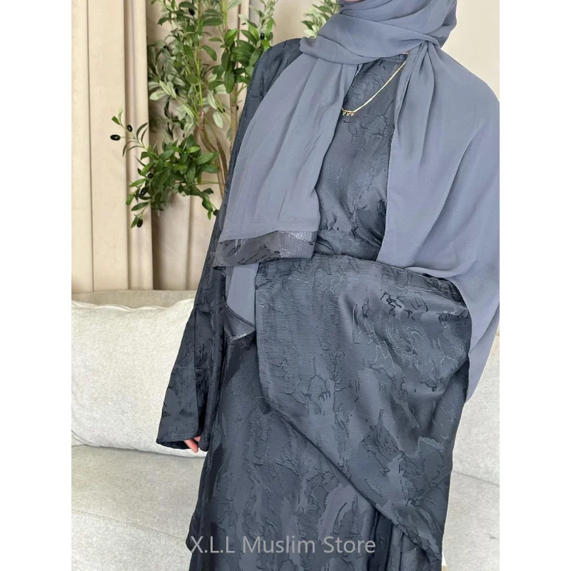 Women\'s Abayas 2024 Eid Ramadan Abaya Dubai Luxury Caftan Marocain Femme Long Dresses Muslim Women Clothing Kebaya Kaftan Robe