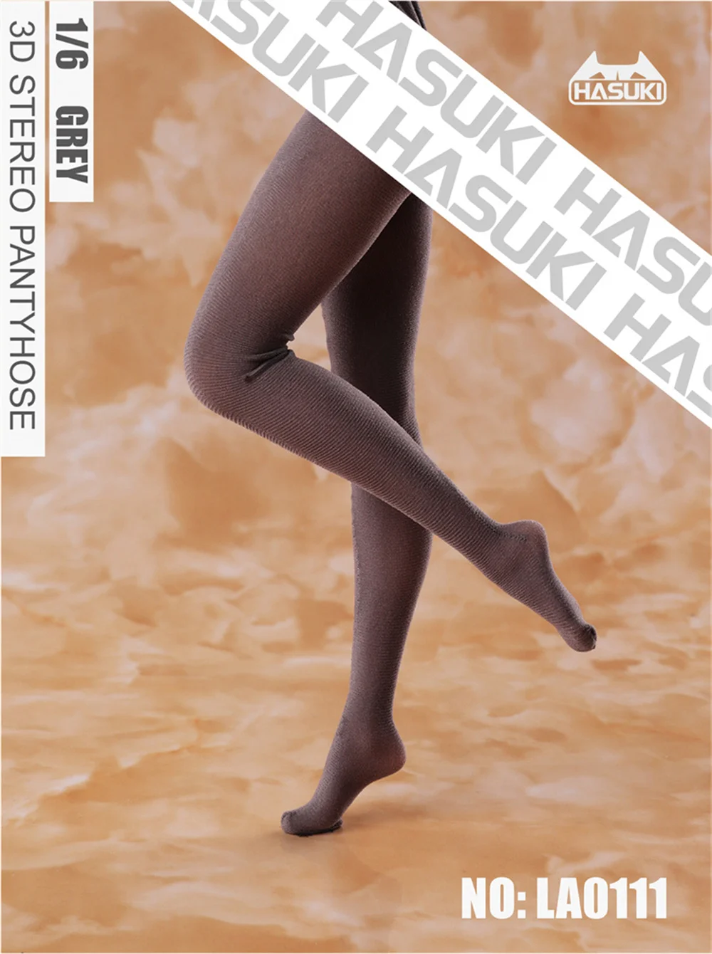 11 Color HASUKI LA01 LA03 LA04 1/6 Sexy 3D Long Tube Connected Silk Perspective Mesh Stockings Doll Handle BJD Props Accessories