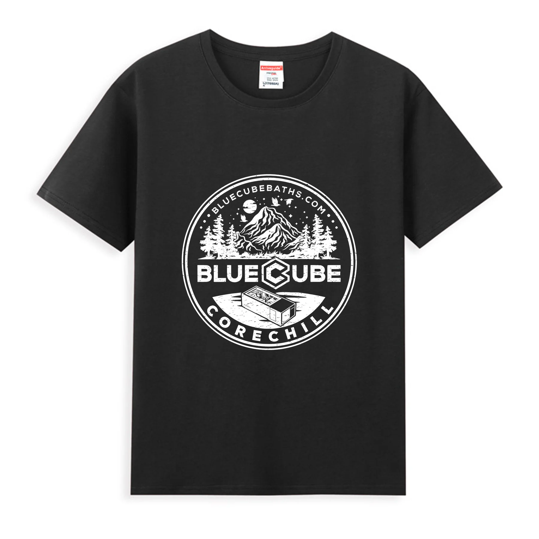 

2024 Men T Shirt Casual Bluecube Pacific Northwest Corechill T-shirt Graphic Oversized Comfortable Streetwear S-3XL Cool Tee