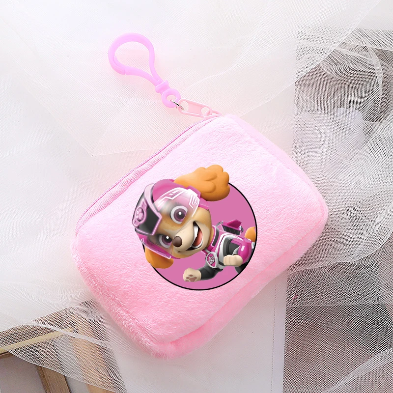 Paw Patrol Kawaii เหรียญกระเป๋าสตางค์ชายหญิงอะนิเมะการ์ตูนน่ารักเงินกระเป๋าเด็กคีย์การ์ด Mini กระเป๋าคลัทช์แบบพกพากระเป๋า