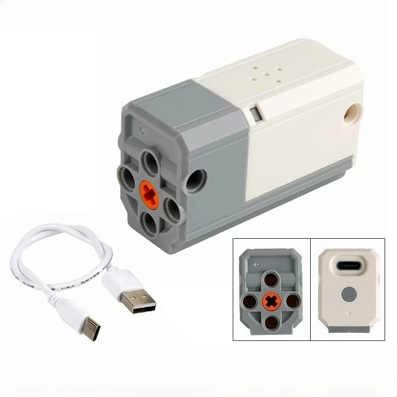 MOC محرك بطارية ليثيوم M Motor 8883 APP التحكم بلوتوث زوج كتلة قابلة للشحن مع Legoeds اللبنات PF قطار السيارة #2