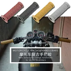 Retro classic motorbike grips handle bar vintage bicycle accessories for suzuki yamaha motorcycle handlebar cafe racer moto grip