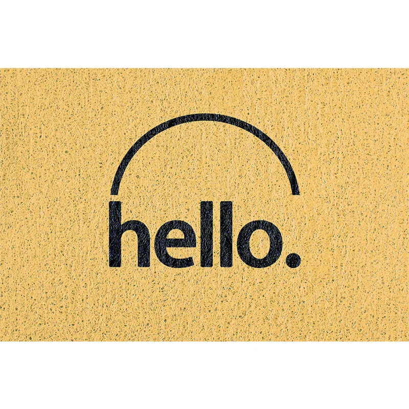 Entrance door entry silk circle floor mat door porch foyer foot mat household non-slip dust removal carpet