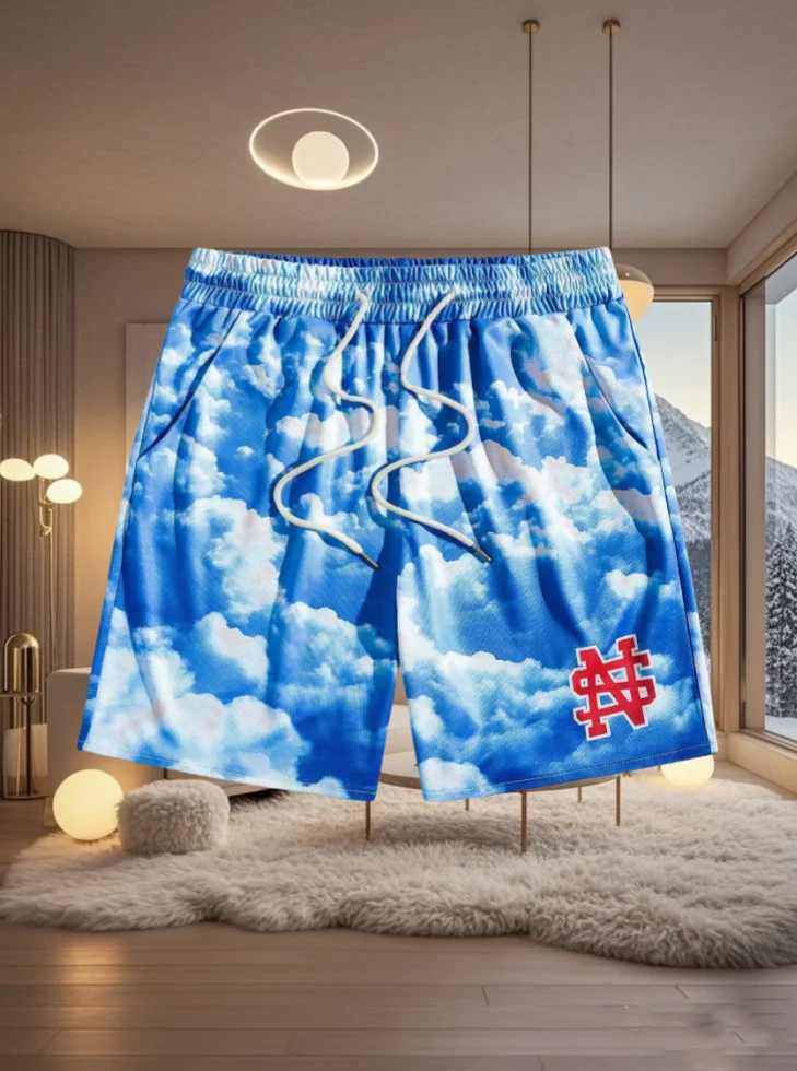

Summer Hot-selling 3D Printed Shorts Quick-drying Sweat-absorbing Sports Beach Vacation Shorts 2025 New Fashion Street Moto