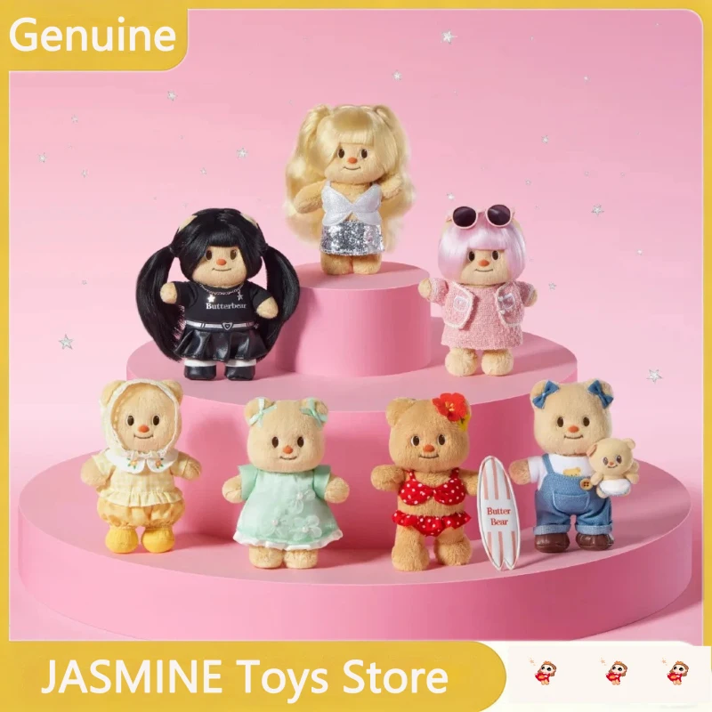 

Hot Genuine Butter Teddy Bear Ootd Series Blind Box Cute Vinyl Plush Mystery Box Doll Bag Pendant Trendy Toys Girl Birthday Gift