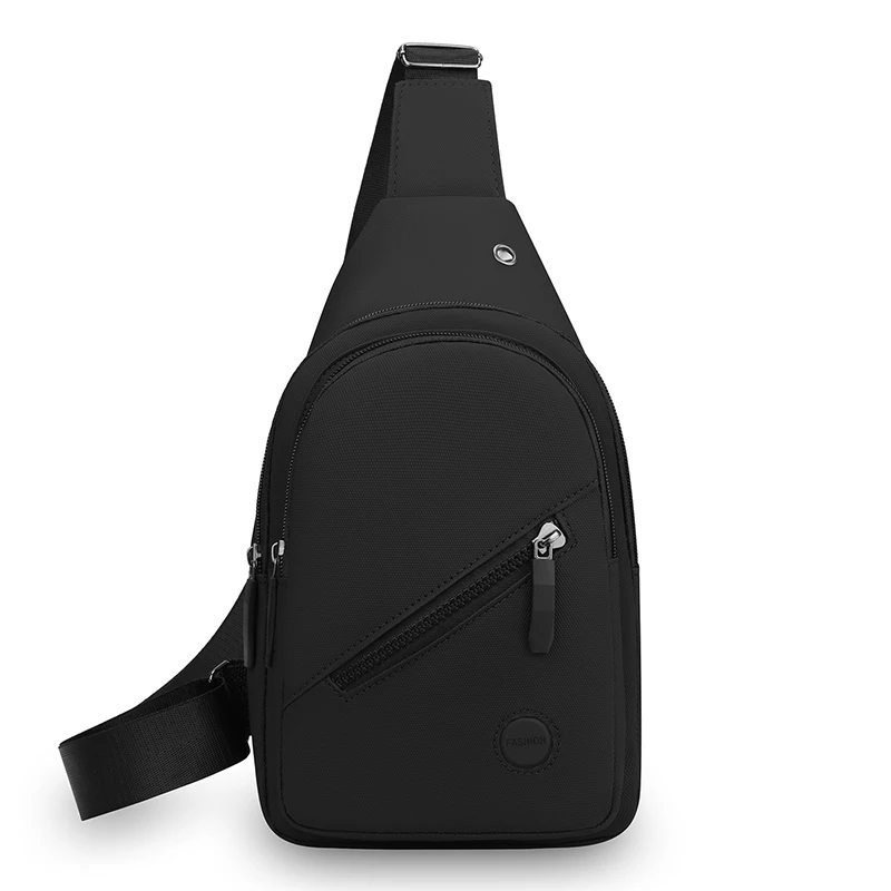 

Chest Bag Men Casual Lightweight Sling Crossbody Bag with Multiple Pockets Adjustable Shoulder Strap for Cycling Sport Daily Use