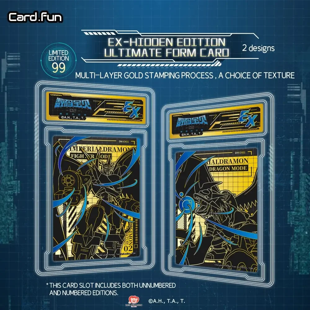 10 Packs CARDFUN Digimon Adventure 02 Collectible Trading Card Game TCG CCG Birthday Gift Collection Cards