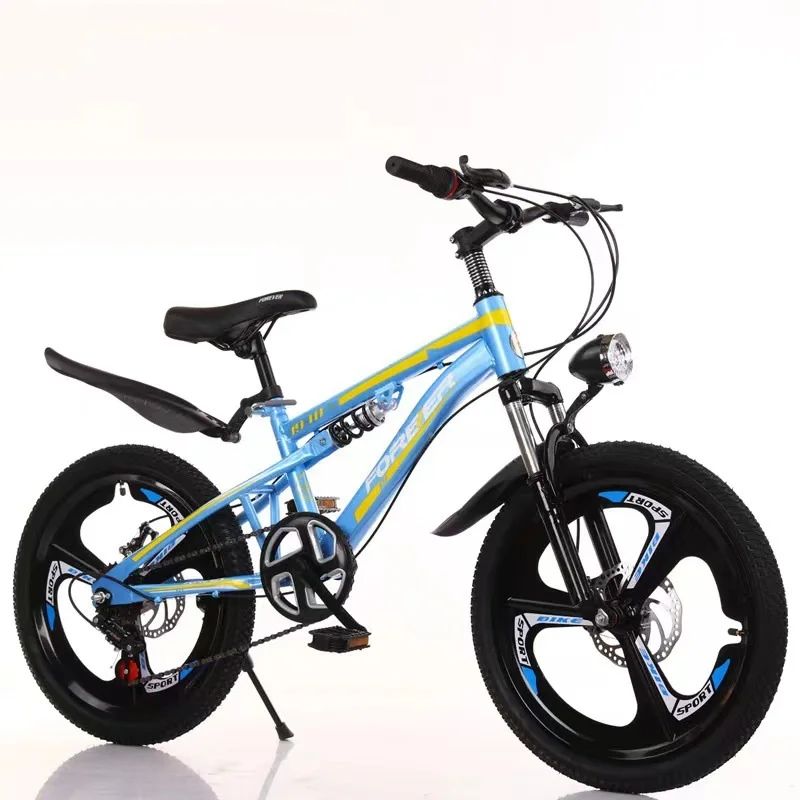 WOLFACE Children's Variable Speed Bicycle Shock Absorber Variable Speed Disc Brake Mountain Bike 18 Inch 20 Inch Road Bike 2023