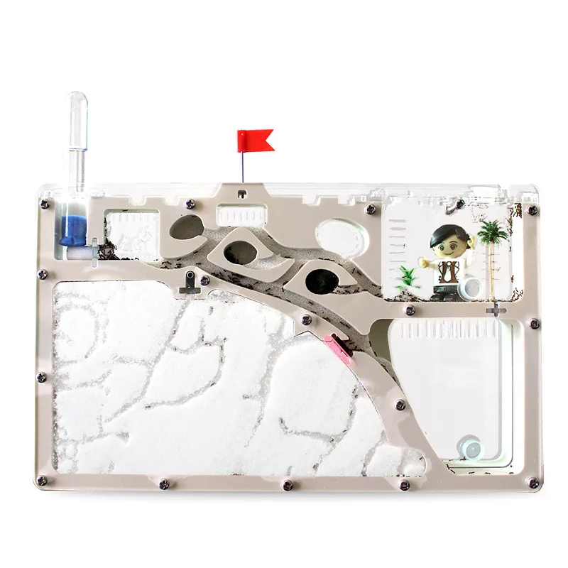 

Подземная домашняя ферма муравьев, детские развивающие игрушки, акриловая коробка, муравья, песочный замок, гнездо, мастерская антарла