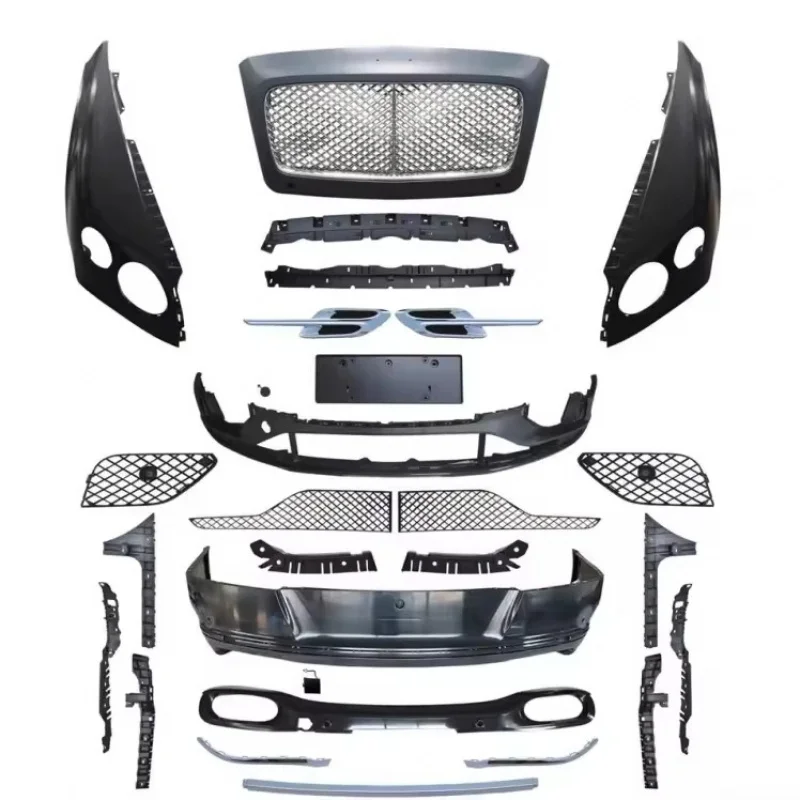

Высококачественные товары12-15 BEN-TLEY GT Upgr 16-19 Looking BODY KIT Аксессуар с решеткой автомобиля, крышка переднего бампера