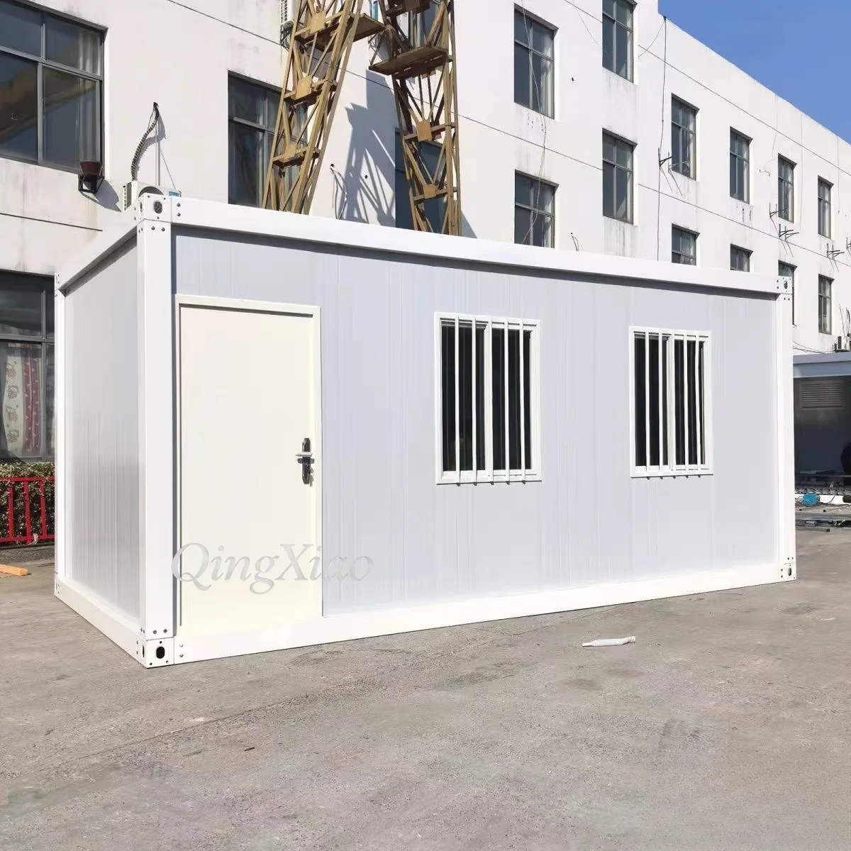 Custom Made Prefab Container Shop Kiosk W/ Door Windows for Night Market Booth Retail Store & on-site Temp Office Construction