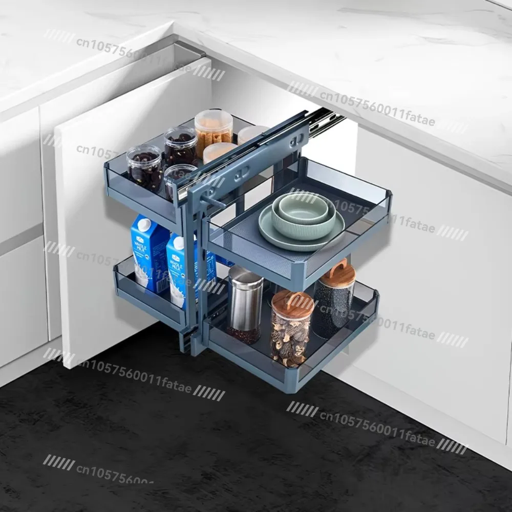 

Wholesale Kitchen Hardware Accessories Storage Box Kitchen Utensils Storage Basket Little Monster Pull Out Basket High