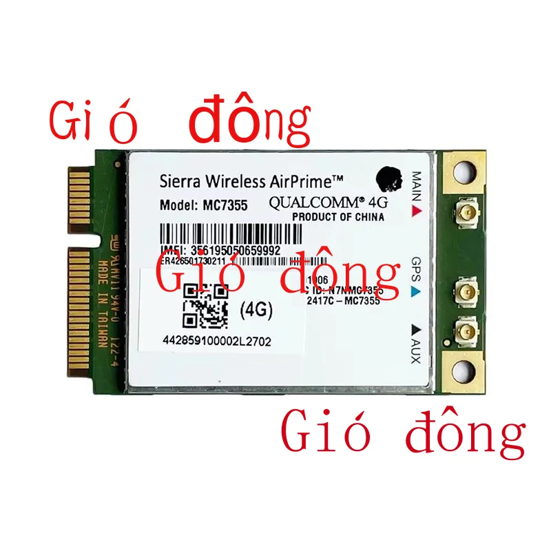 

Sierra Wirelss Airprime MC7355 MINI PCIe LTE CAT4 Module GPSfo'r Receiver 100Mbps 4G WWAN Card