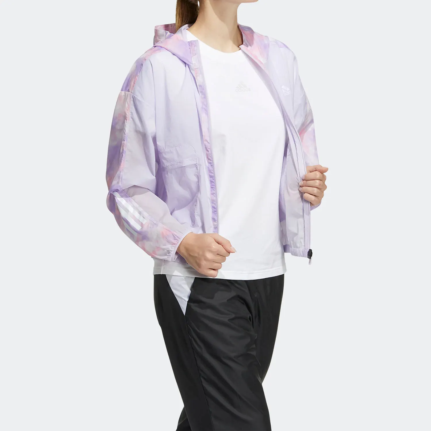 سترة نسائية بغطاء للرأس أحدث صيحات الموسم من Adidas HI6827