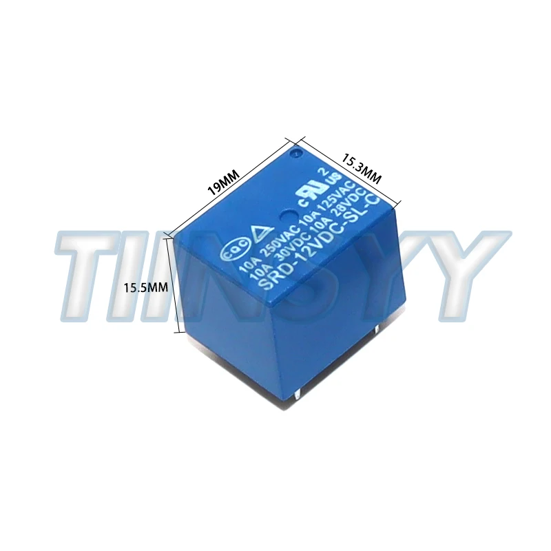 5PCS Relays SRD-03VDC-SL-C SRD-05VDC-SL-C SRD-06VDC-SL-C SRD-09VDC-SL-C SRD-12VDC-SL-C 3V 5V 6V 9V 12V 24V 10A 250VAC 5PIN