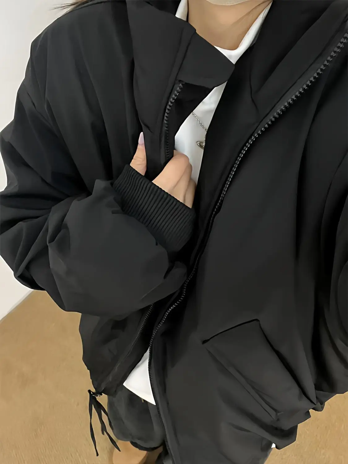 2026 New Stand Collar Cotton-padded Jacket Men's Winter Thickened Trend Cotton Padded Coats Male Solid Color Warm Parkas C964