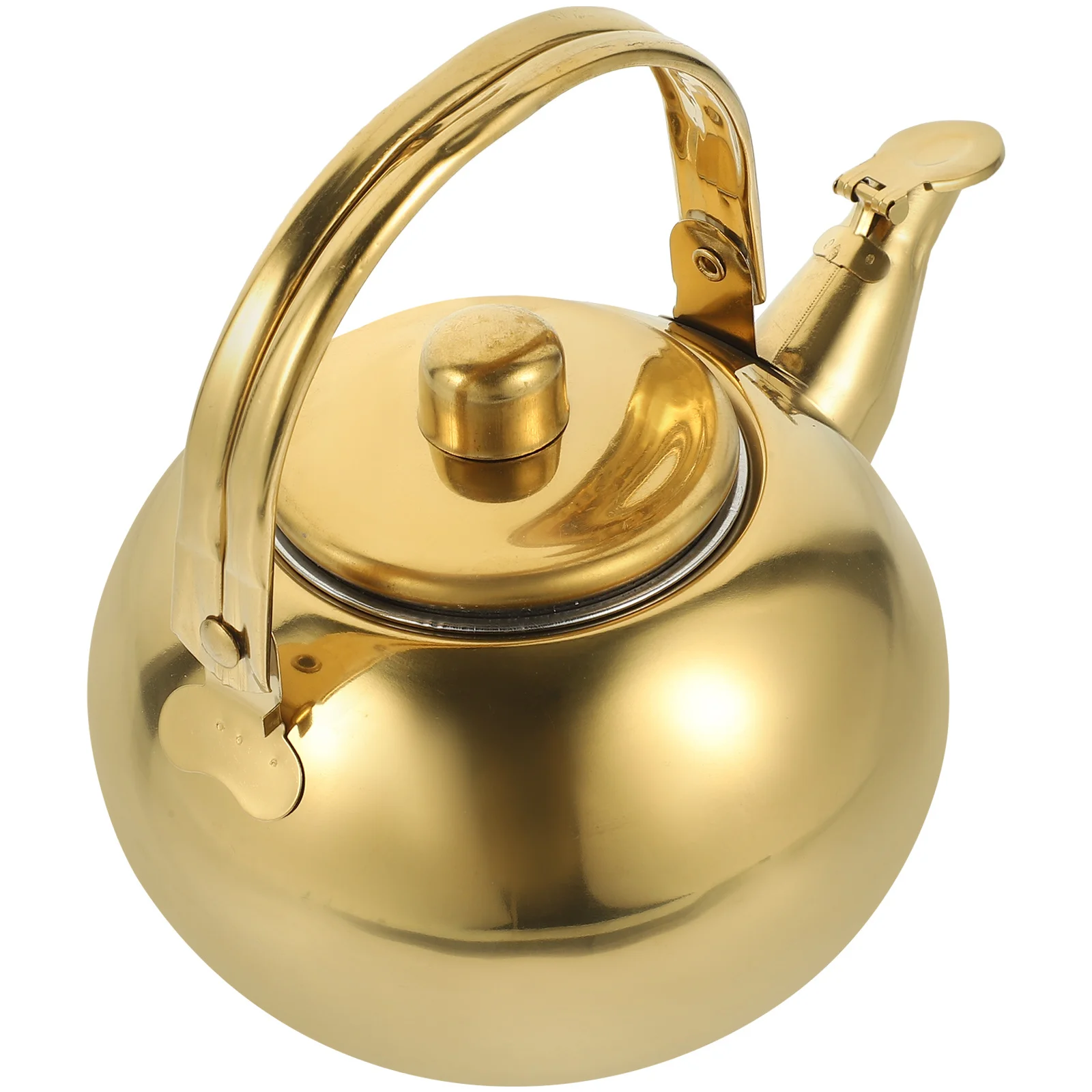 

Stainless Steel Pot Cool Handle Tea Kettle For Gas Electric Induction Stovetop Kitchen Water Boiling Household