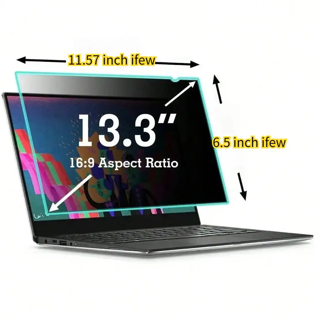 Laptop PC Monitor Sichtschutzfolie Anti-Spy-Film Notebook Computer Anti-Peeping-Filter 12,5 13,3 14 15,6 16 17,3 Zoll
