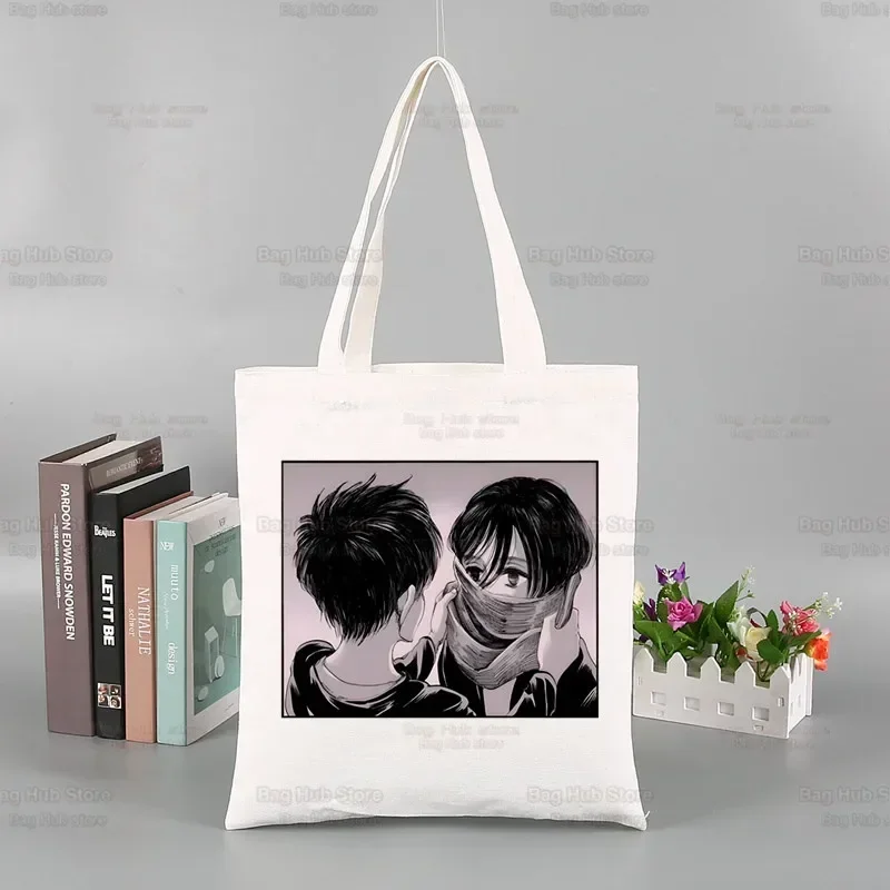 ميكاسا أكرمان حقيبة تسوق حقائب من القماش للمتسوقين حقيبة الجوت حقيبة قابلة للطي أكياس قابلة لإعادة الاستخدام Cabas المتسوق قماش #3