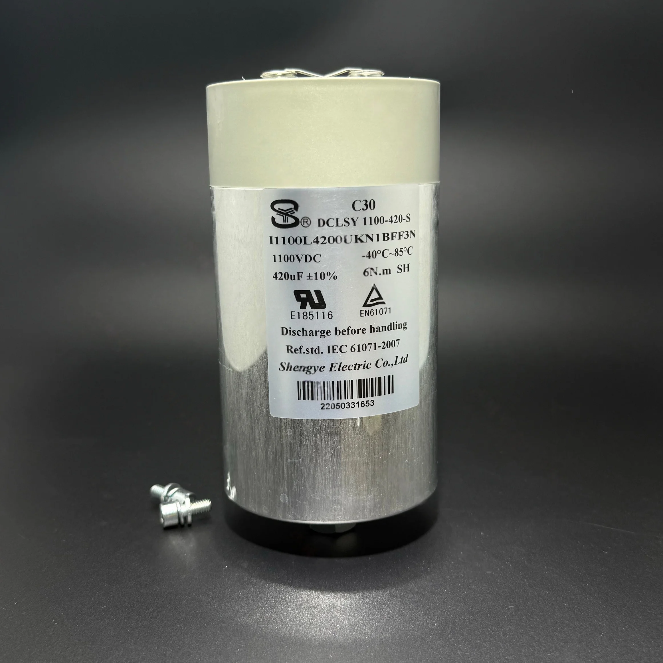 

Совершенно новый оригинальный конденсатор 1100v420uf 1100-420, 86x135 мм, 86*155 мм