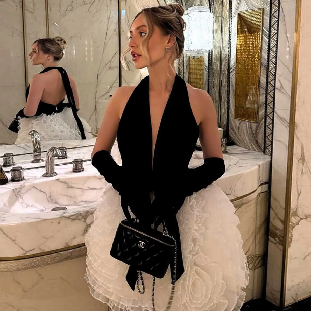 Robe courte à fleurs roses, col en V, tenue de soirée Cocktail florale artisanale, robe formelle d'anniversaire, personnalisée, à la mode, 2026