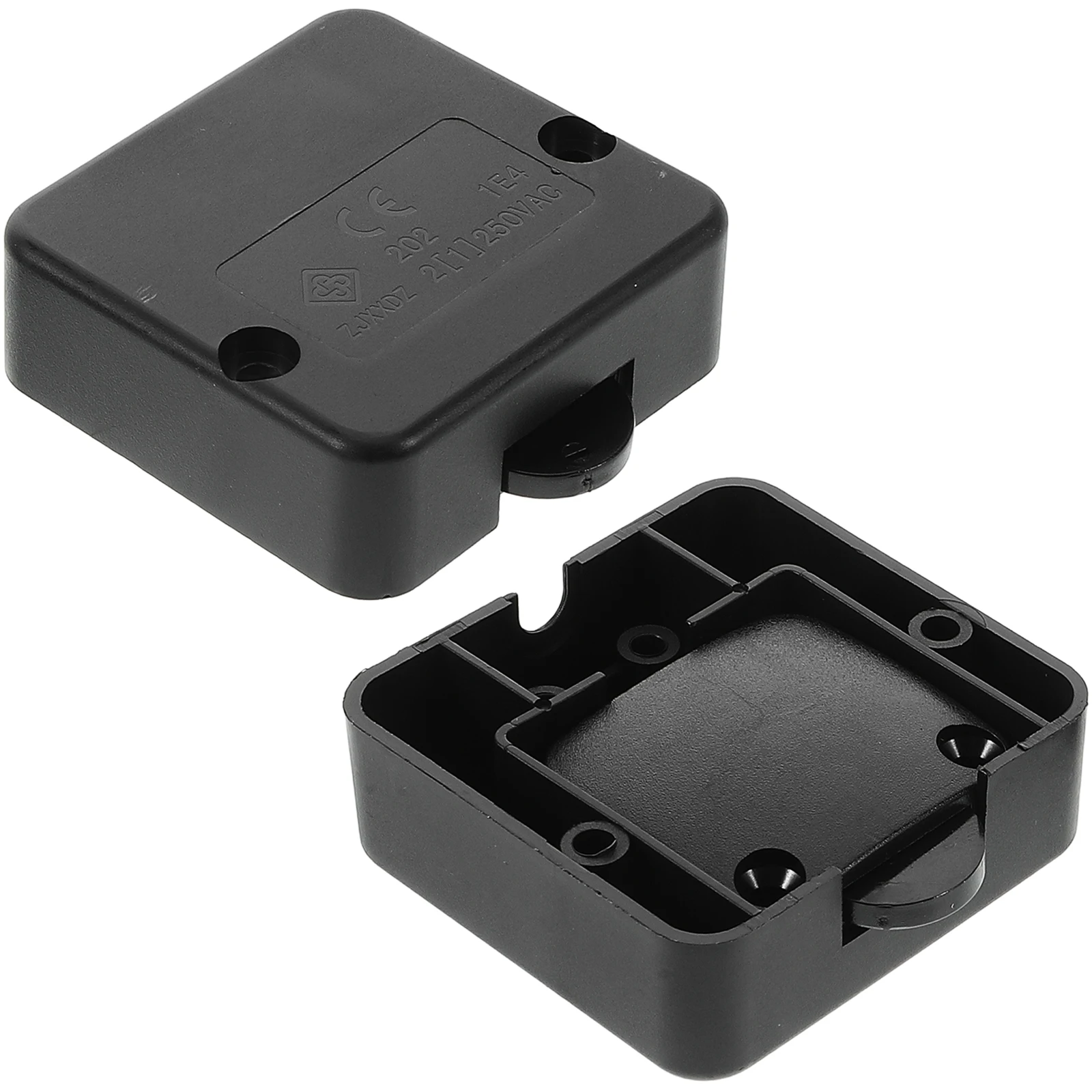 

2pcs White 250V 2A Cabinet Door Light Push Button Latch Automatic Touch Switch For Closet Pantry Wardrobe Drawer On