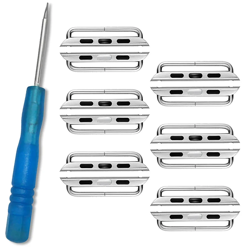 Connector Adapter for Apple Watch Series ultra 2 49mm Band Stainless Steel Connectors for Apple Watch 44mm 45/41mm 9 8 7 SE 5 4