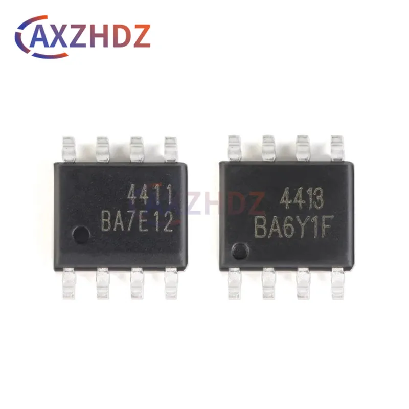 10PCS SOP-8 AO4411 AO4413 30V 15A 3.1W  8A 3.1W SMD P-Channel Enhancement Mode Field Effect Transistor IC 4413 4411