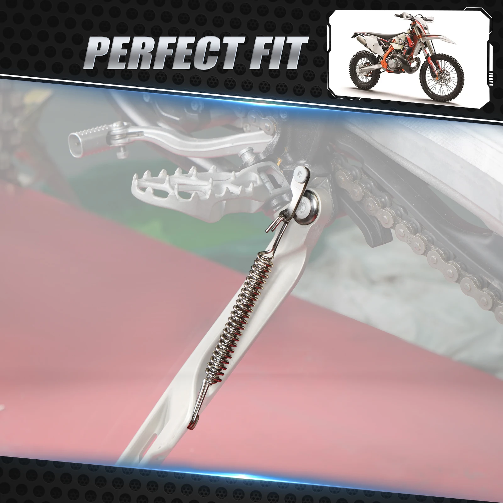 

For KTM 2024 EXC 300 Kickstand Side Stand Springs Kit EXC 250 EXC-F 350 450 XCW 500 XCW-F 2024 XC 125 250 XCF 350 450 2023 2024