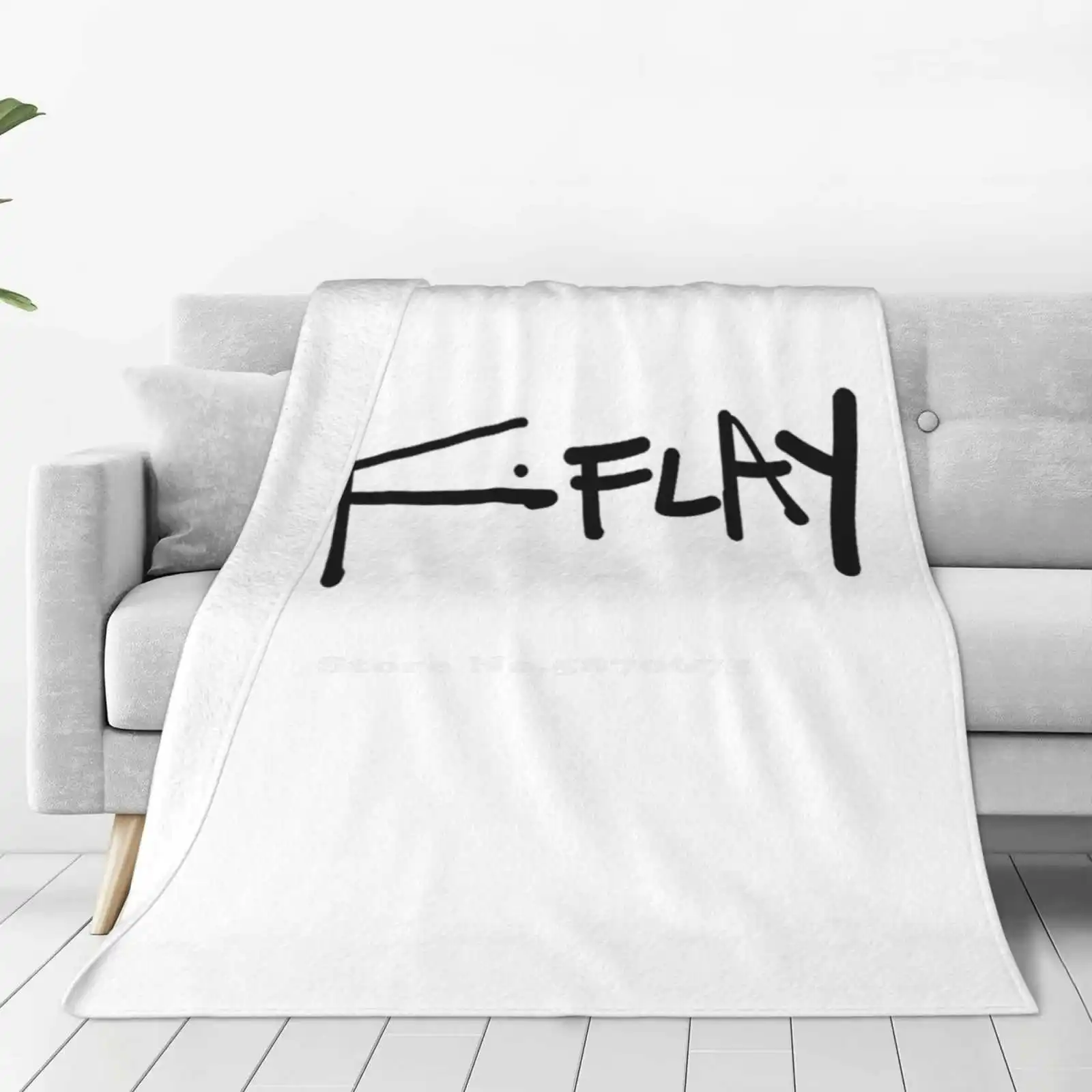 K Flay Logo Soft Warm Light Thin Blanket K Flay Musician Rapper Singer Indie Hip Hop Kflay