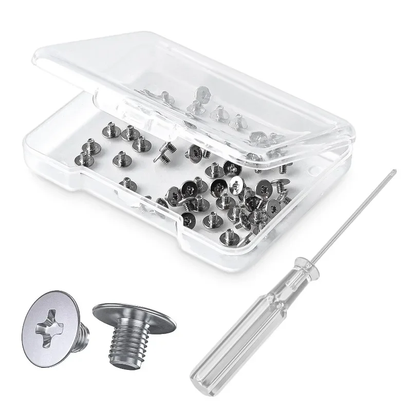 ZENHOSIT 50 Stück M.2 SSD-Befestigungsschrauben mit Schraubendreher-Set, Edelstahl, Flachkopf, Phillips, PC-Reparatur, NVME-Schraube, SSD-Schrauben