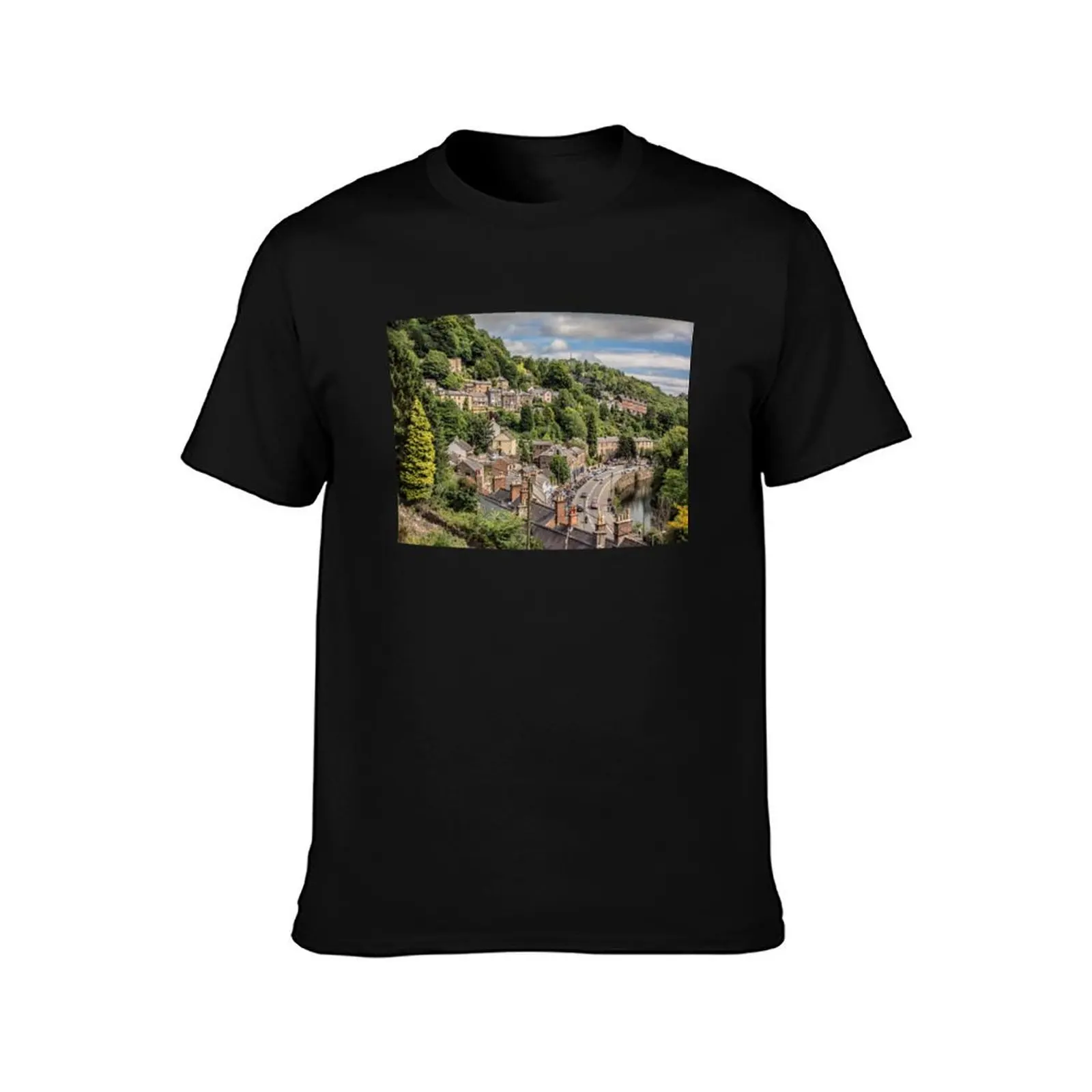 #216 Matlock Bath in the Peak District National Park. T-Shirt Summer Casual Cotton Tee Oversized Streetwear Tops 100% Cotton