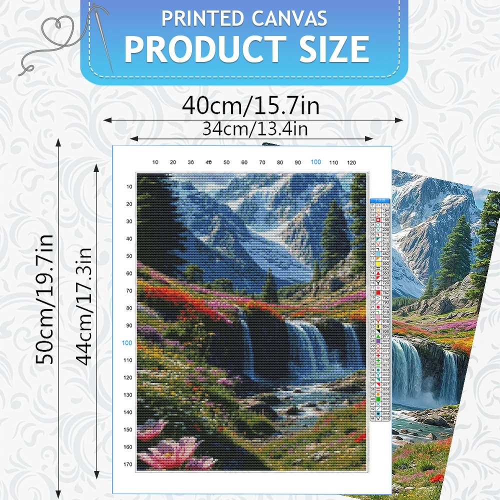 HUACAN 11CT Çapraz Nakış Setle - Embroidery Guide Paper incelemesi ve fiyatı