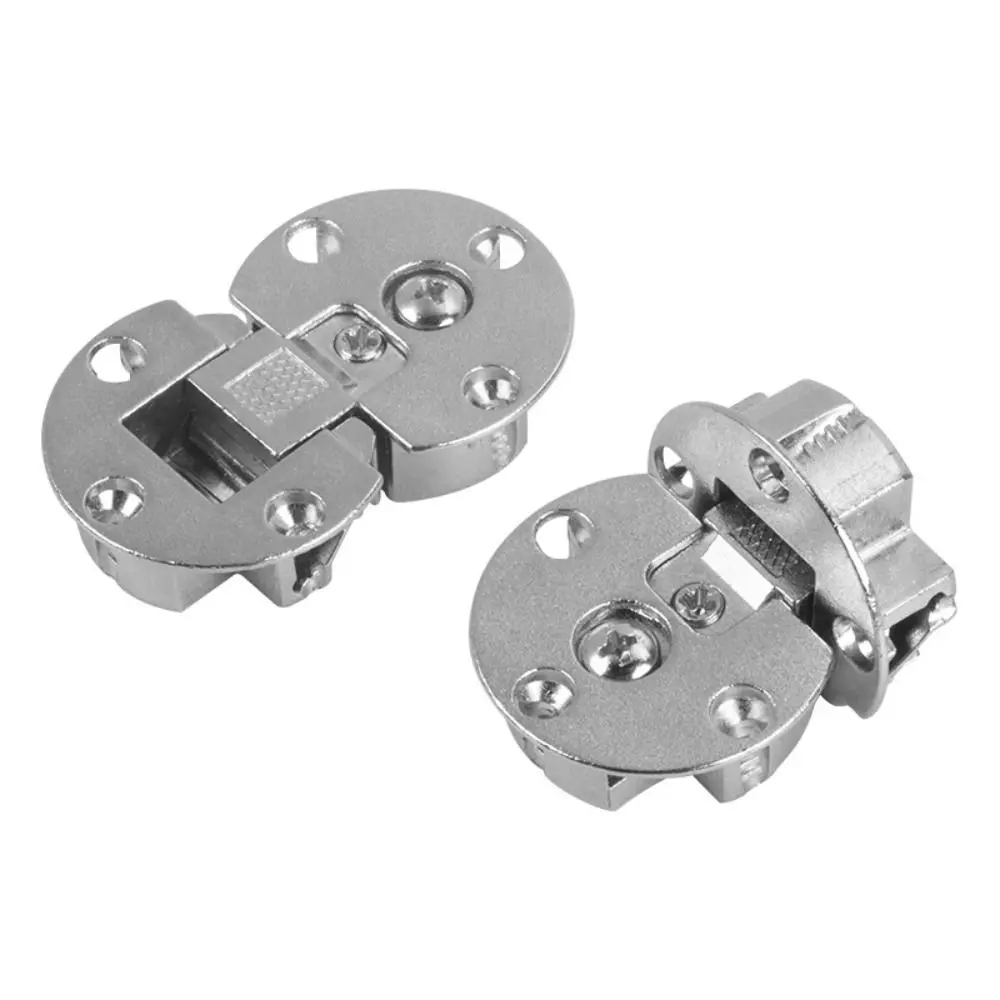 2pcs 90 Degree Folding Table Hinges Self-Supporting Stable Connection Flap Furniture Hinge Zinc Alloy Adjustable Hide Hinge