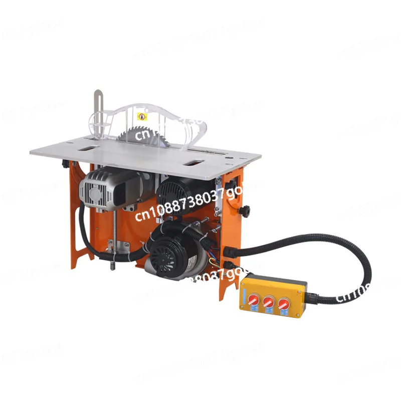 

Optical shaft lifting and dust-free integrated machine woodworking push table saw small table saw table