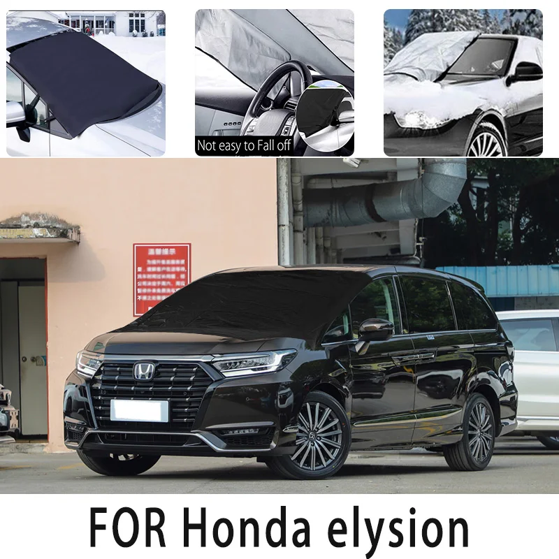

Car snow cover frontcover for Honda elysion Snowblock heat insulation sunshade Antifreeze wind Frost prevention car accessories