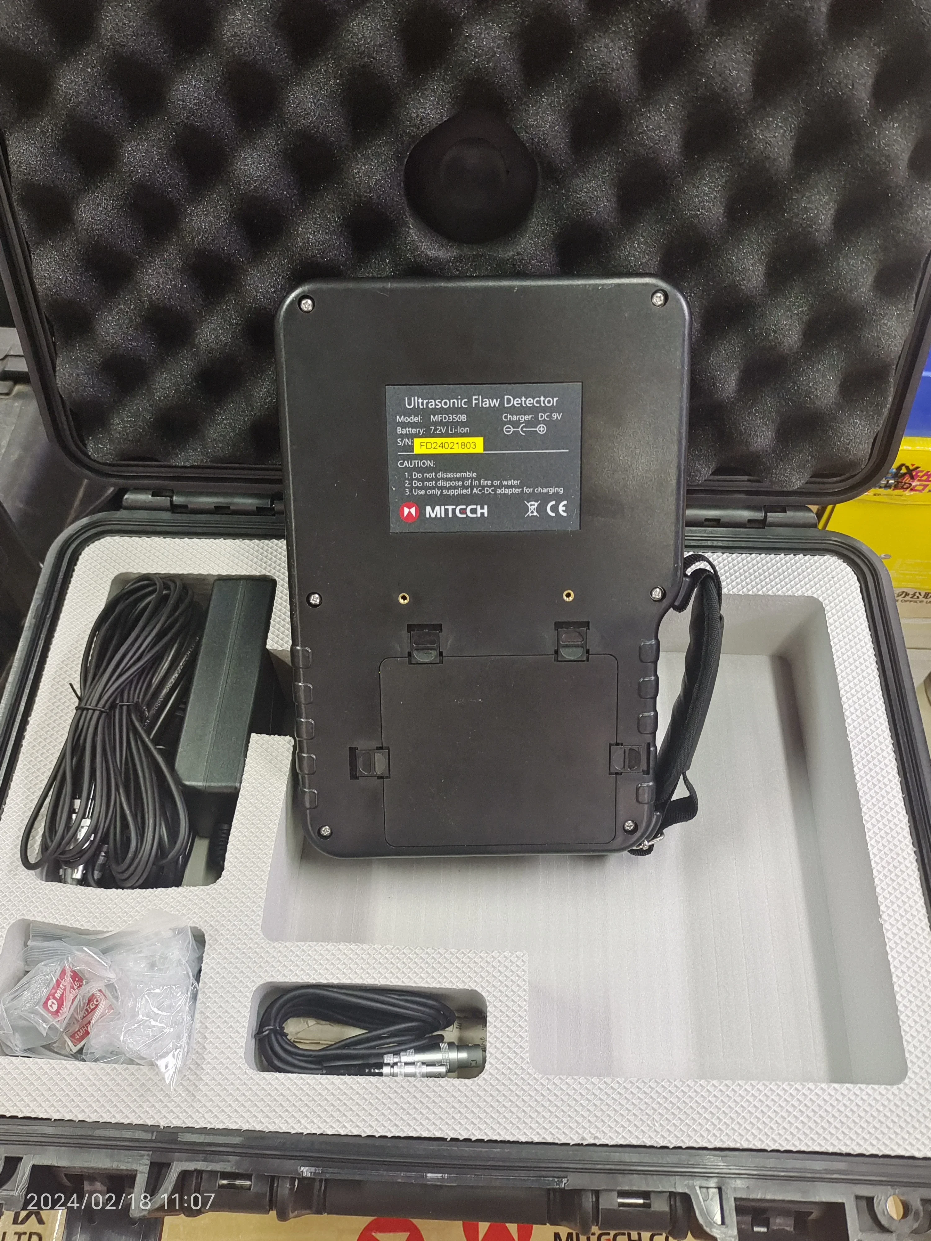 2026Hot Selling Original MITCCH NDT Equipment MFD350B Portable Digital Ultrasonic Flaw Detector Measuring Range 0~ 6000mm